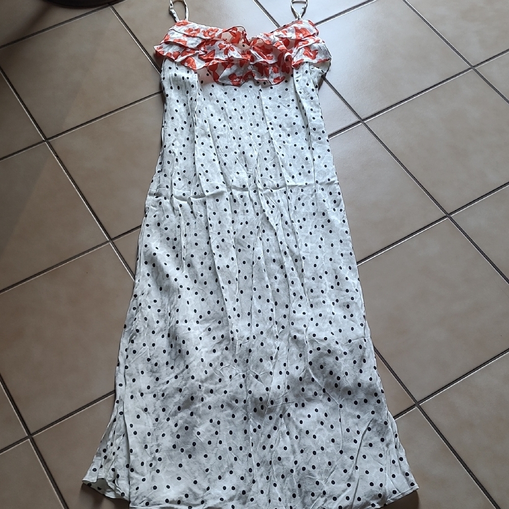 RIXO Black and Red Ruffled Tiered Maxi Sundress - Picture 2 of 6